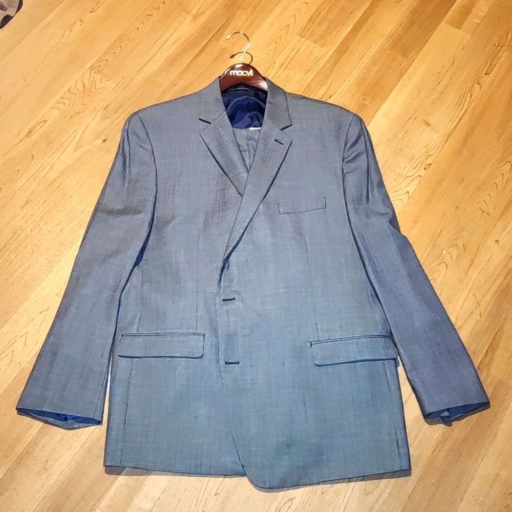 Gray Men's Two Piece Suit by Macy's part of the Shaquille O'Neal Collection.